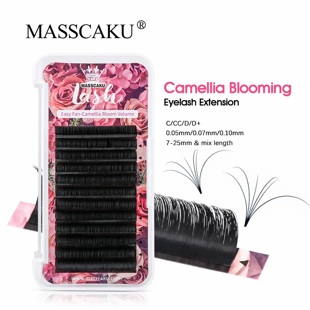 Eyelash Extension Mega Volume - MASSCAKU Easy Fanning Volume Mega Eyelashes