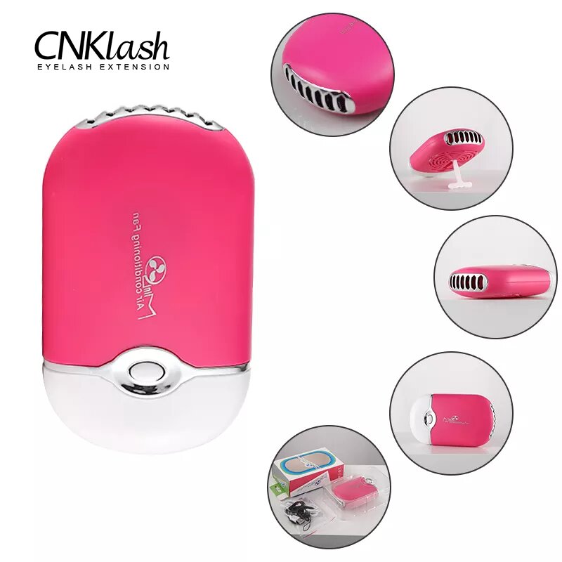 Eyelash Extension Glasses - USB Mini Eyelashes Fan Grafting Eyelash