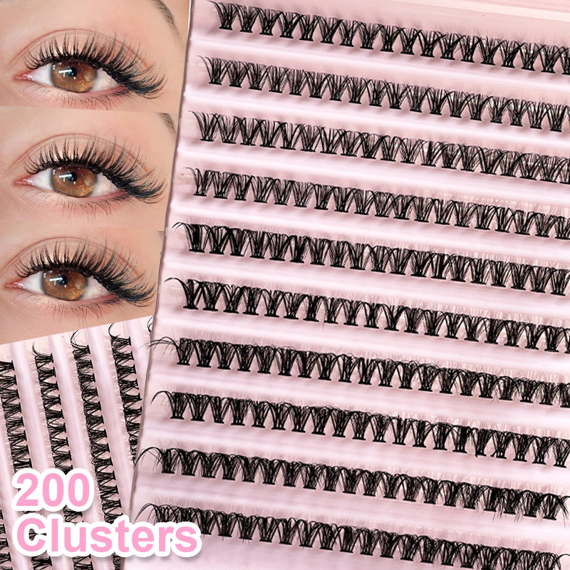 Lash Tray Organizer - Individual Lashes Eyelash tuft 8-16mm 200pcs