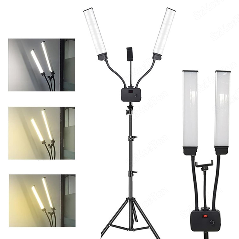 Video Eyelash Extension - 45W Flexible Double Arms LED Fill