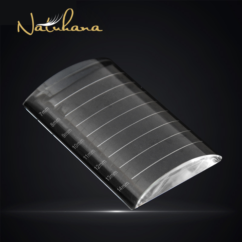 Lash Tray Organizer - NATUHANA Eyelash Extension Pallet Crystal Glass