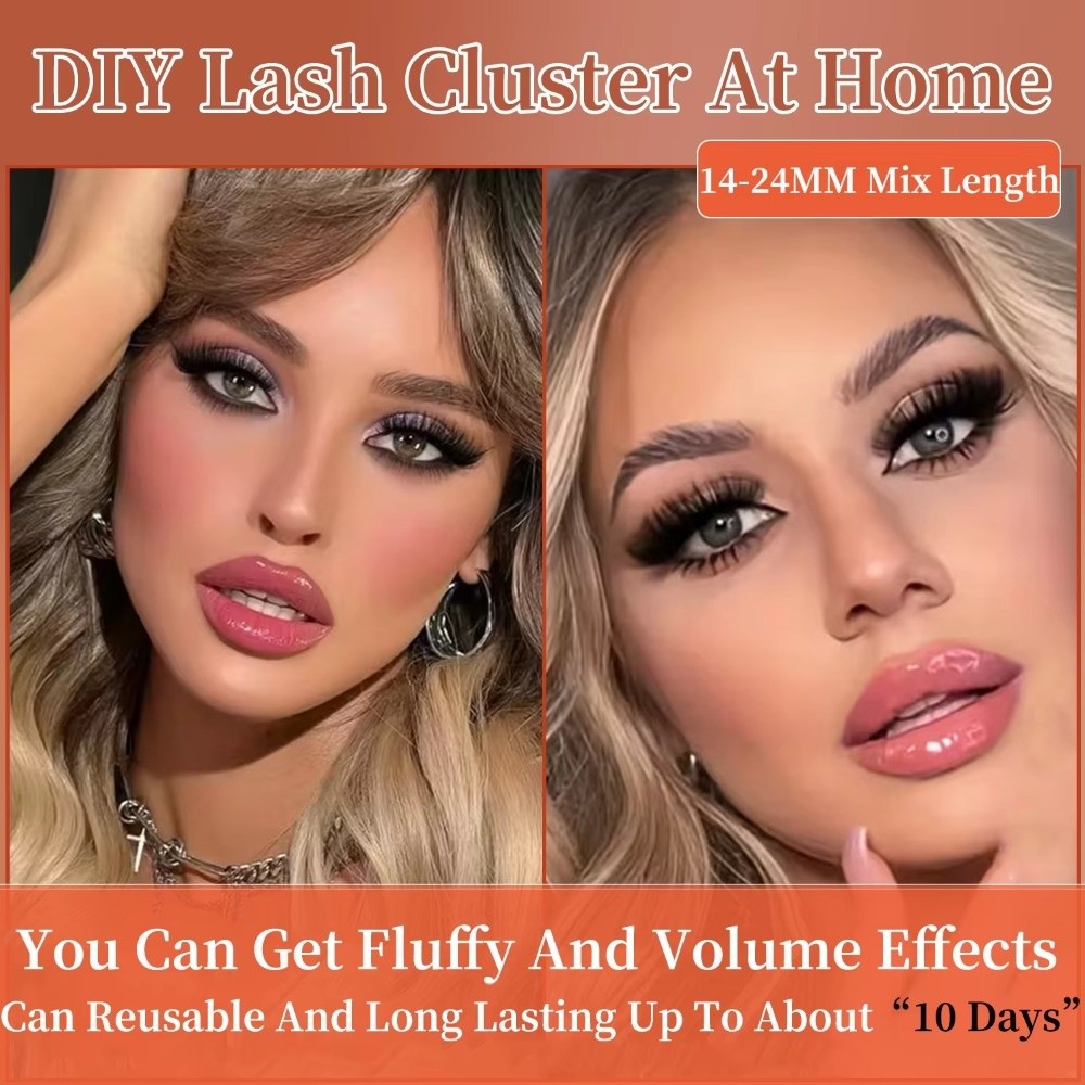Eyelash Extension Mega Volume - Long Lasting D Curl False Eyelashes
