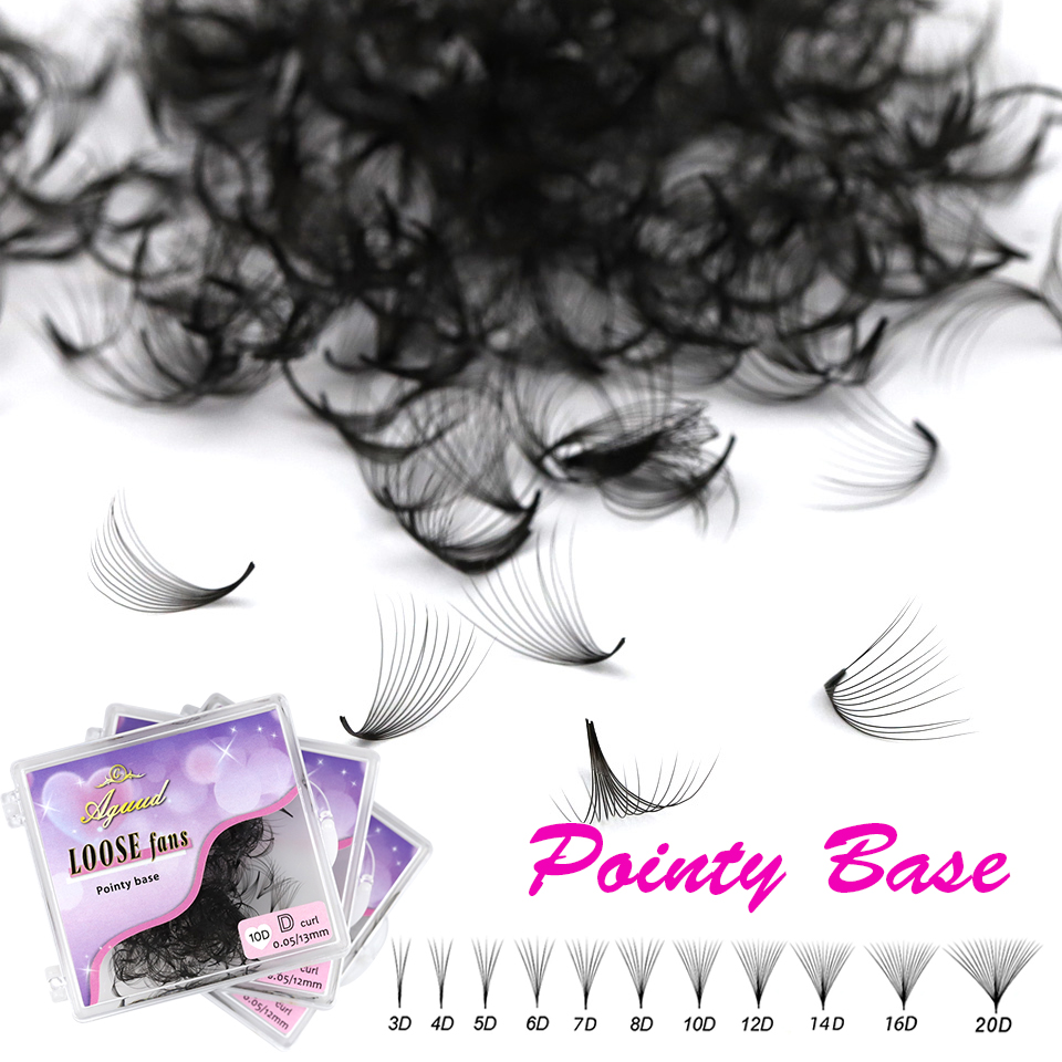 AGUUD All Size Loose Fan Eyela - Eyelash Extension Mega Volume 评论和价格