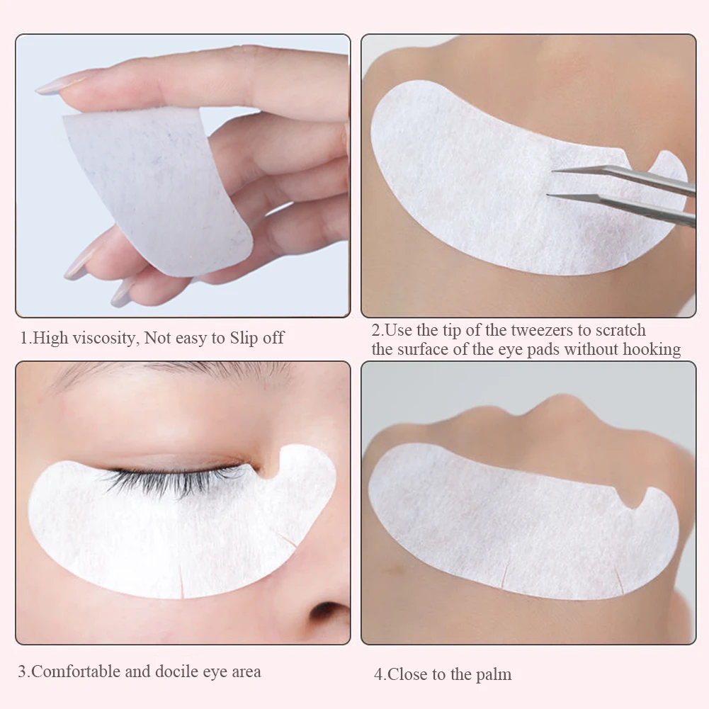 50/100PCS U Shape Eyelash Pads - Eyelash Extension Glasses 评论和价格