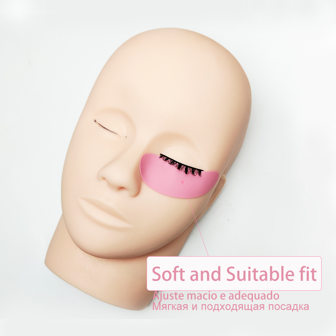 1Pair Reusable Eyelash Pads Si - Eyelash Extension Glasses 评论和价格