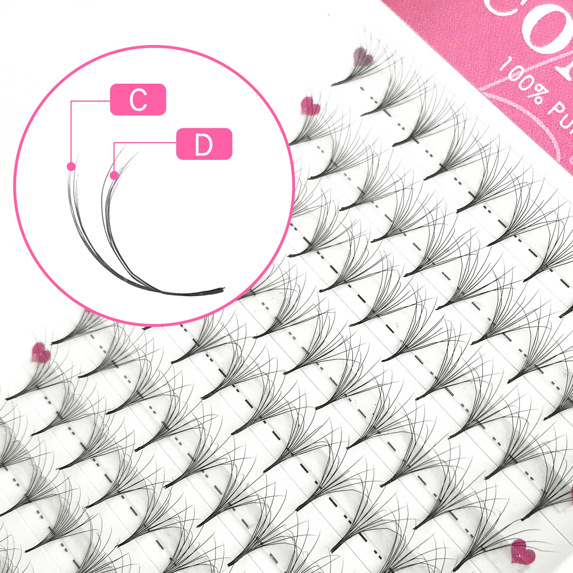 CoMango Double-Layer Fluffy Pr - Eyelash Extension Mega Volume 评论和价格