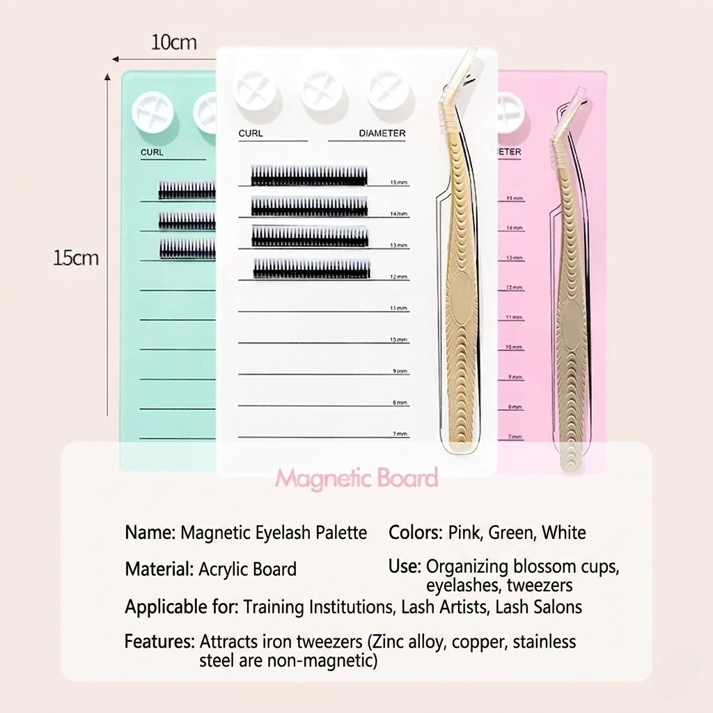 Magnetic Eyelash Extension Pal - Lash Tray Organizer 评论和价格