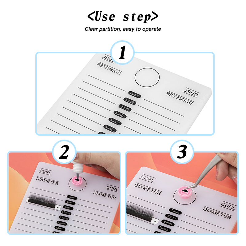 MASSA NEW Grafting Eyelash Tab - Lash Tray Organizer 评论和价格