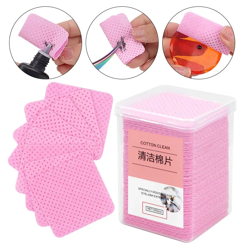 Eyelash Glue Remover Wipe 200P - Eyelash Extension Glasses 评论和价格