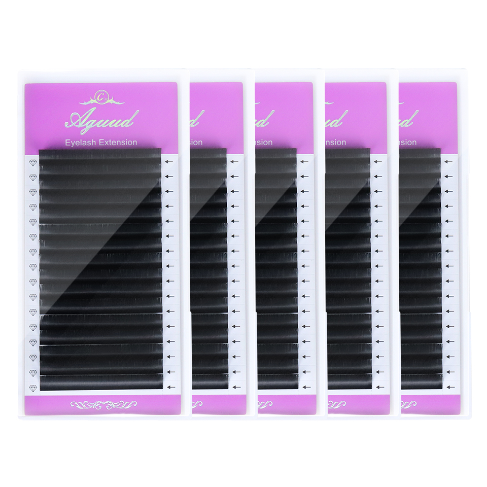 AGUUD 5 trays/lot NEW Super Ma - Eyelash Extension Mega Volume 评论和价格