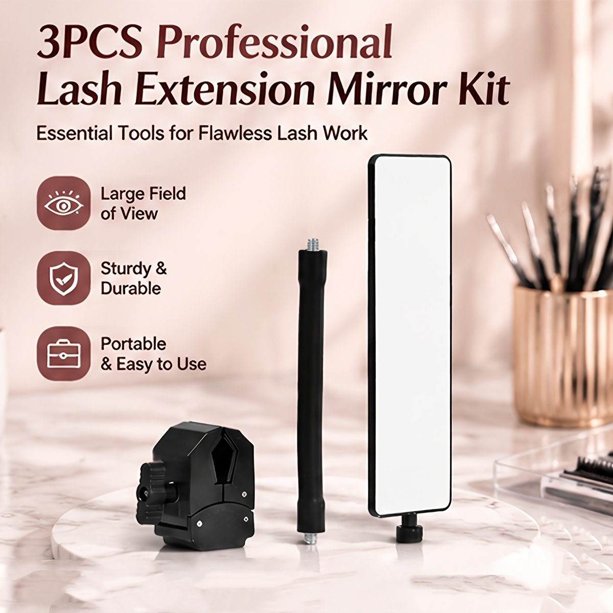 3Pcs Professional Eyelash Exte - Lash Tray Organizer 评论和价格