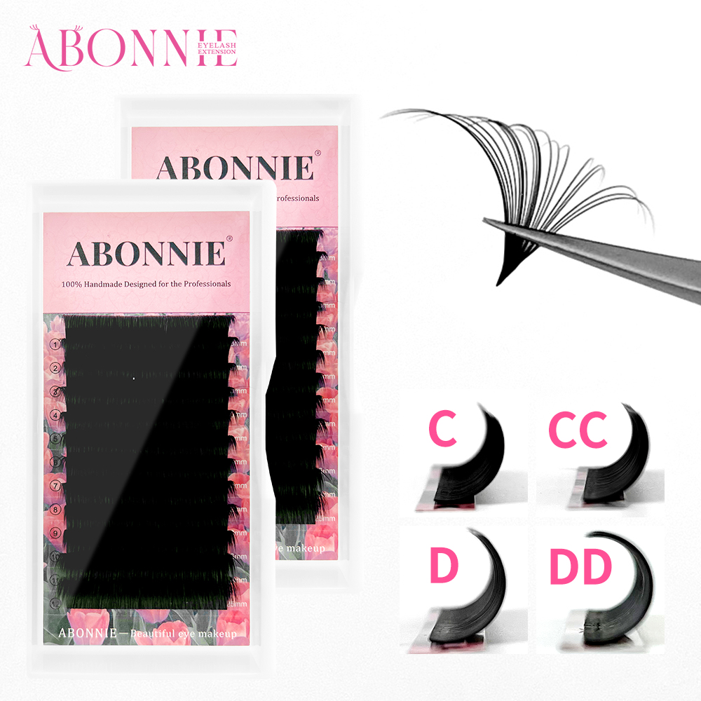 ABONNIE Matte Black Easy Fan L - Eyelash Extension Mega Volume 评论和价格