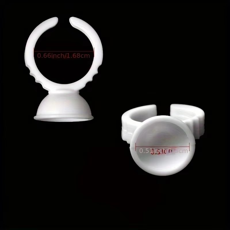 100 Disposable White Glue Hold - Lash Tray Organizer 评论和价格